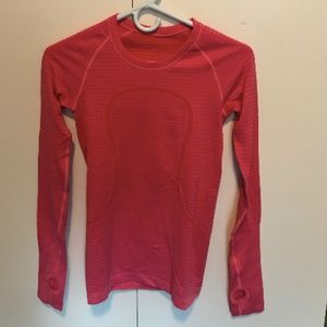 LL Lemon Swiftly Tech Long-sleeved shirt